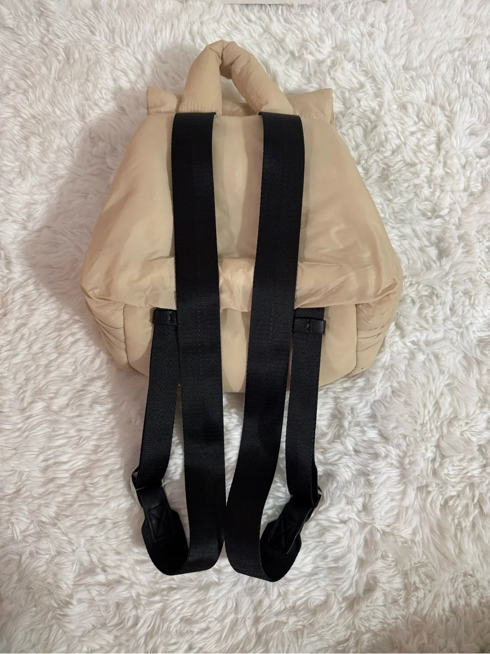 Zara cream puffer